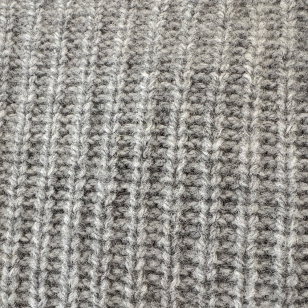 Brooks Brothers Light Gray V-Neck Ribbed Sweater - Picture 5 of 5